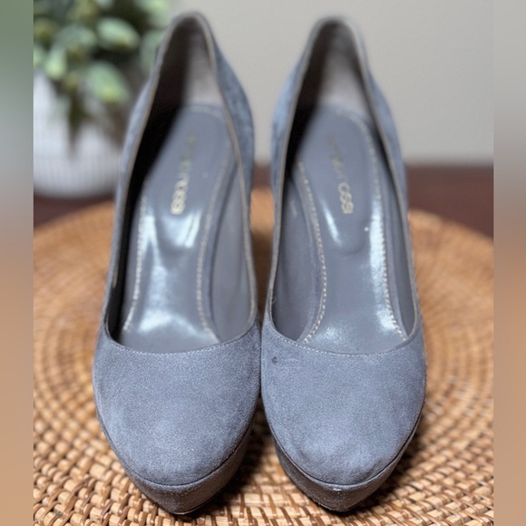 Sergio Rossi Gray Heeled Pumps - Picture 1 of 4
